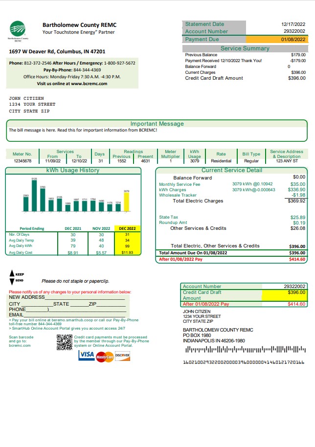  Minol USA business utility bill 
